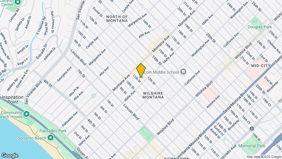 849 11th St Map and Location Details