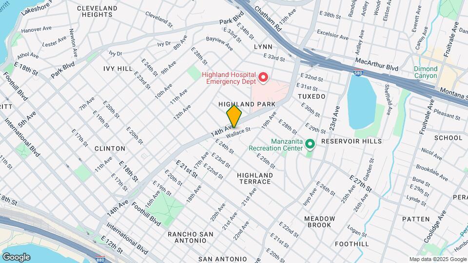 2531 Wallace St Map and Location Details