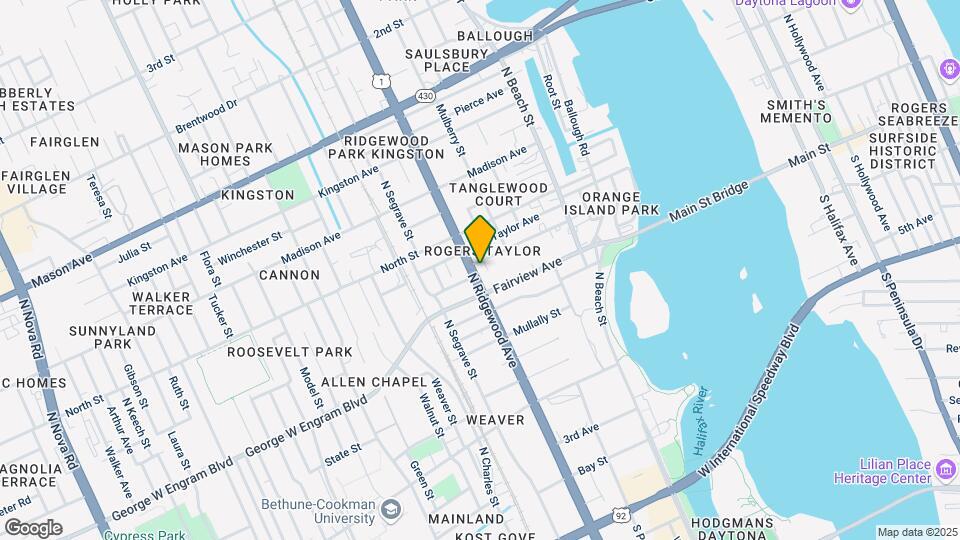 519-527 N Ridgewood Ave Mapa y Detalles de la Ubicación