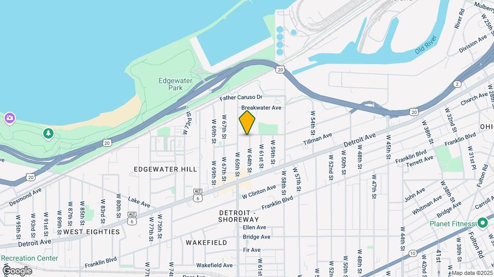1304 W 64th St-Unit -Unit 3 Map and Location Details