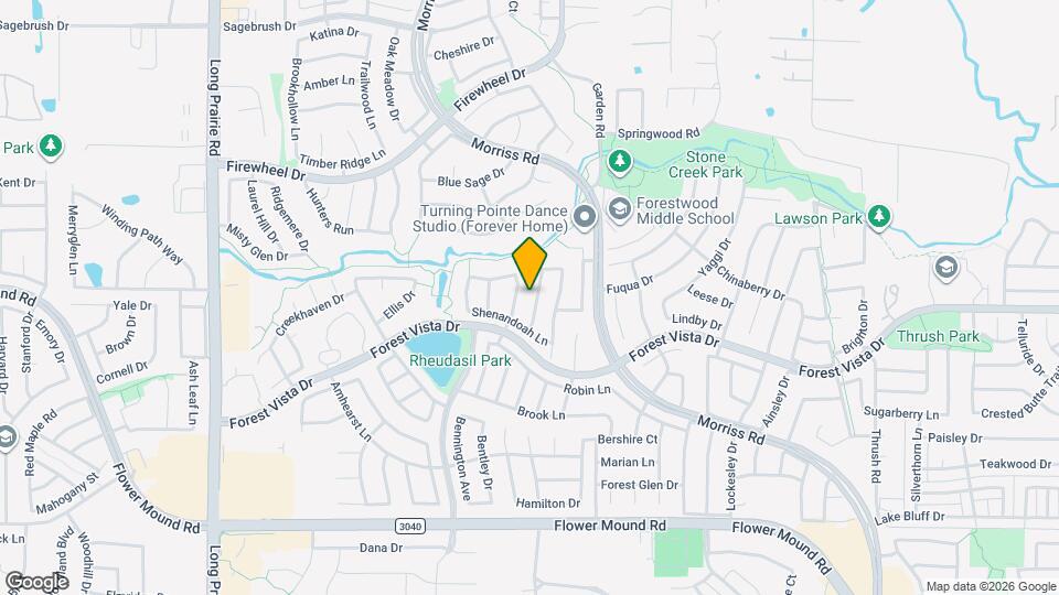 2605 Centenary Dr Map and Location Details