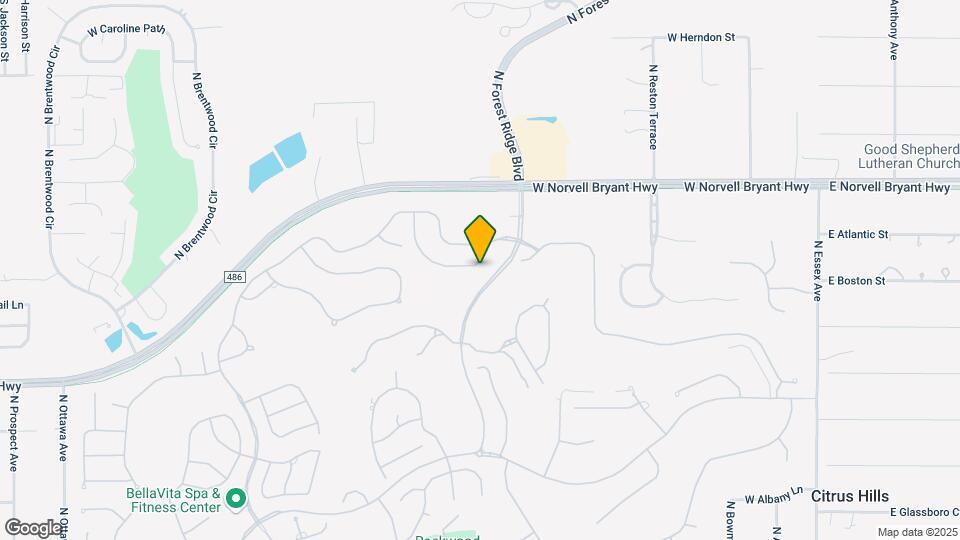 856 W Silver Meadow Loop Map and Location Details