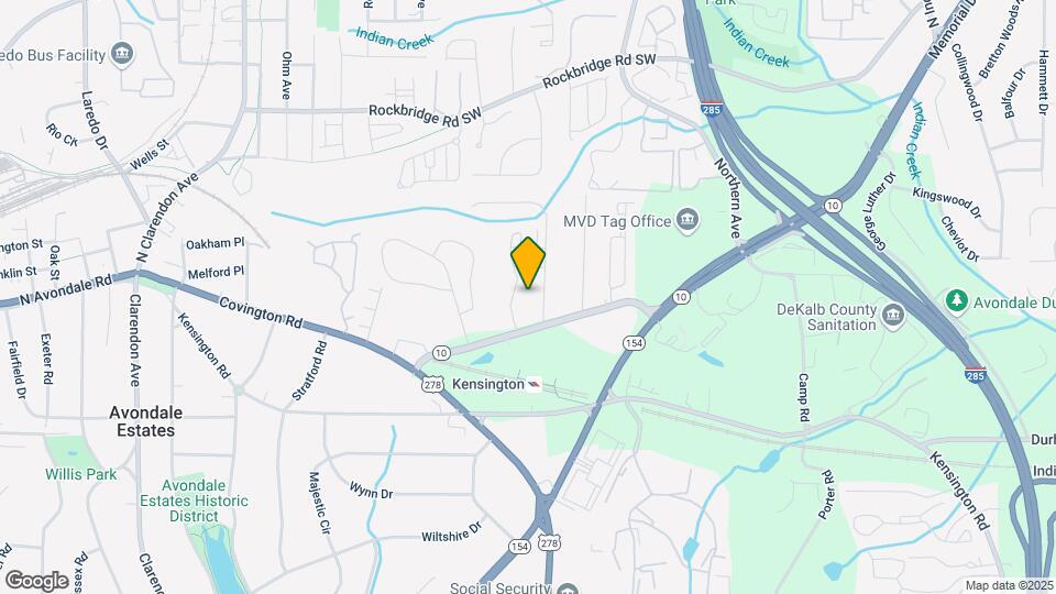 750 Avondale Creek Dr. Map and Location Details
