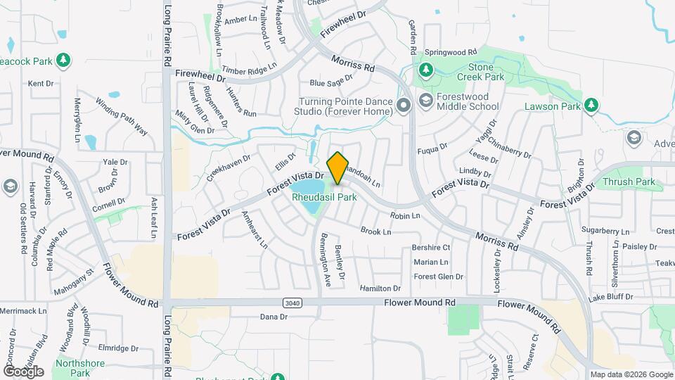 2421 Old Hickory Ln Map and Location Details