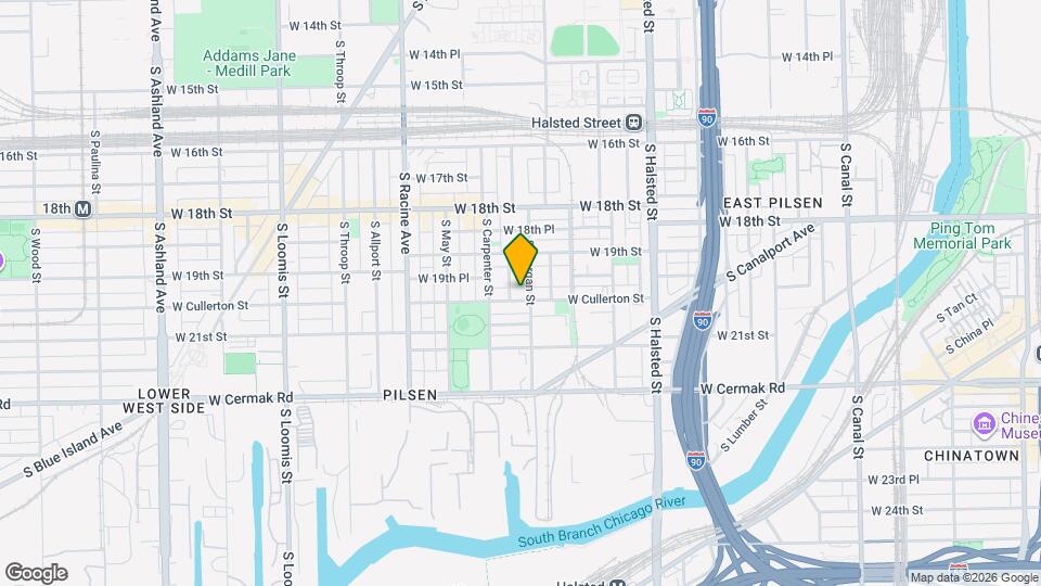 1008 W Cullerton St Map and Location Details