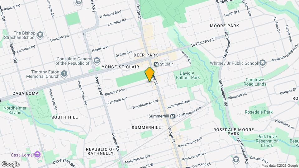 13 Balmoral Ave Map and Location Details