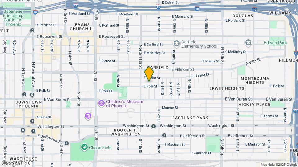 1126 E Polk St Map and Location Details