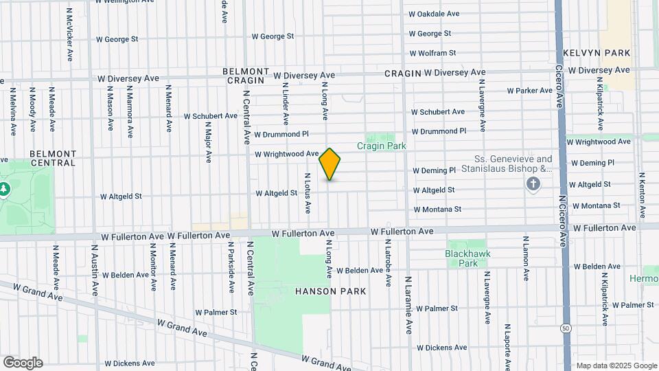 5358 W Altgeld St Map and Location Details