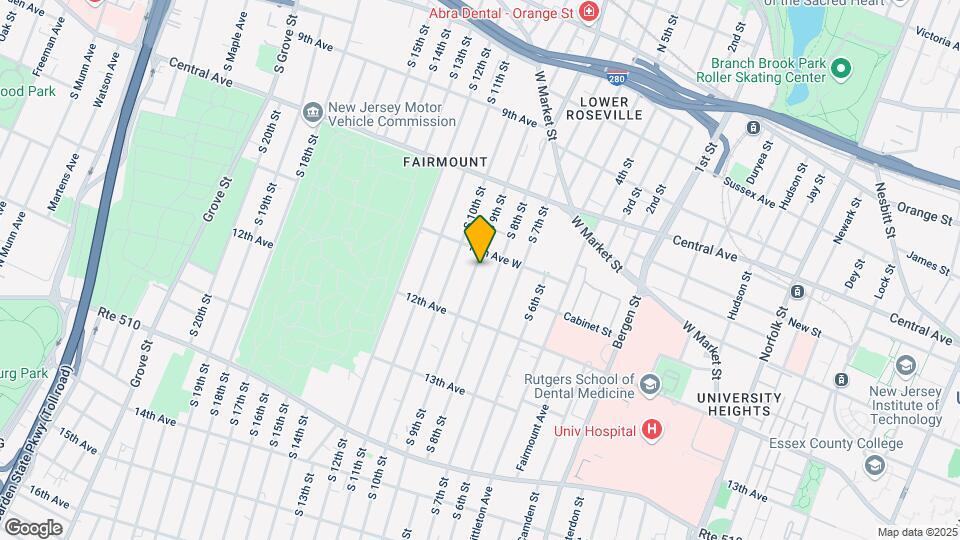 162 S 9th St Map and Location Details