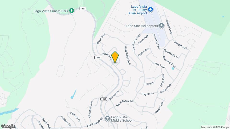 8501 Bronco Ln Map and Location Details