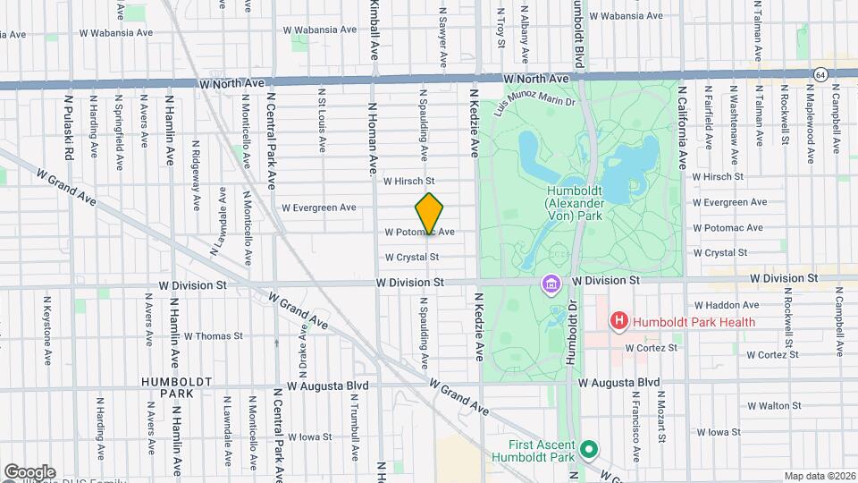 1248 N Spaulding Ave, Unit 2 Mapa y Detalles de la Ubicación