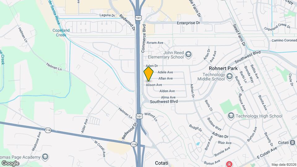 38 Adele Ave Map and Location Details