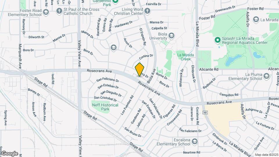 14631 Rosecrans Ave Mapa y Detalles de la Ubicación