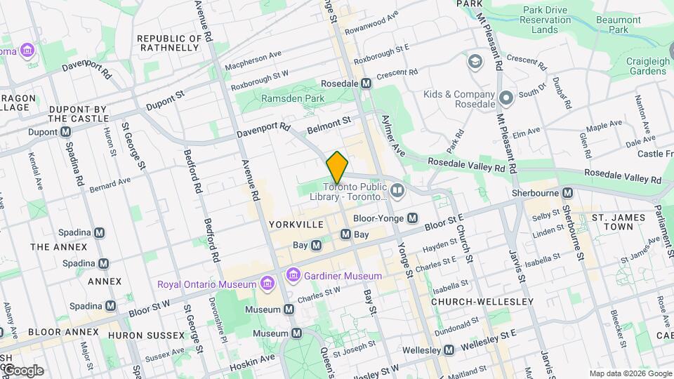 1311 Bay St. Map and Location Details