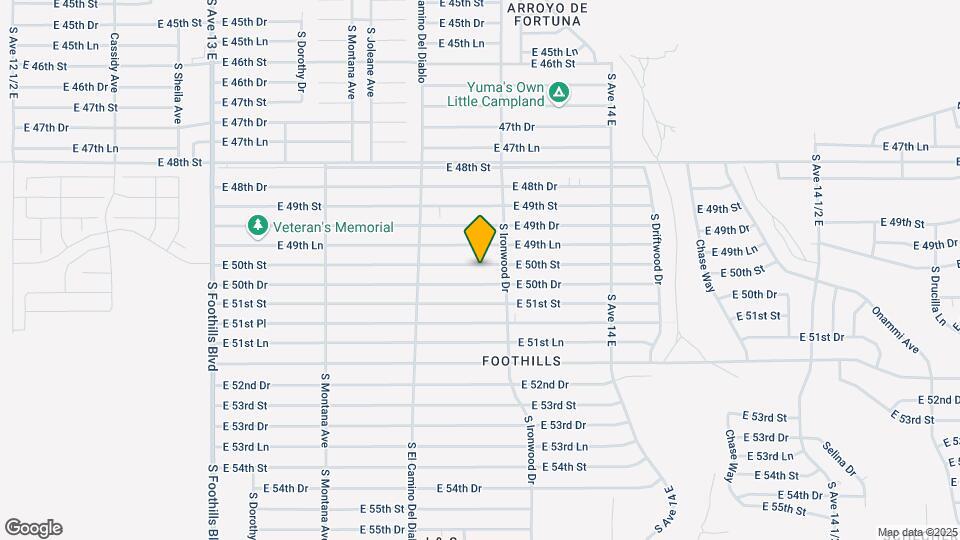 13639 E 50th St Map and Location Details