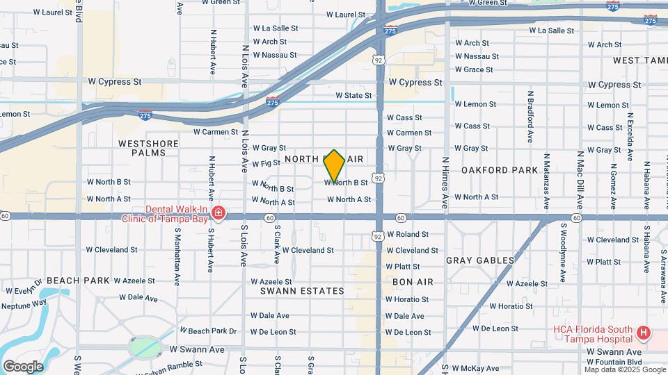 3908 W North B St Map and Location Details