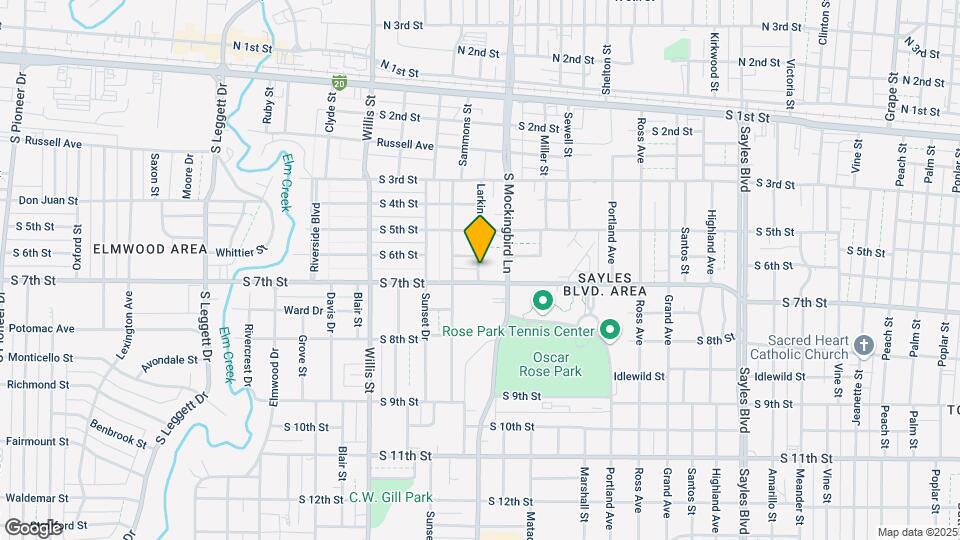625 Larkin St Map and Location Details