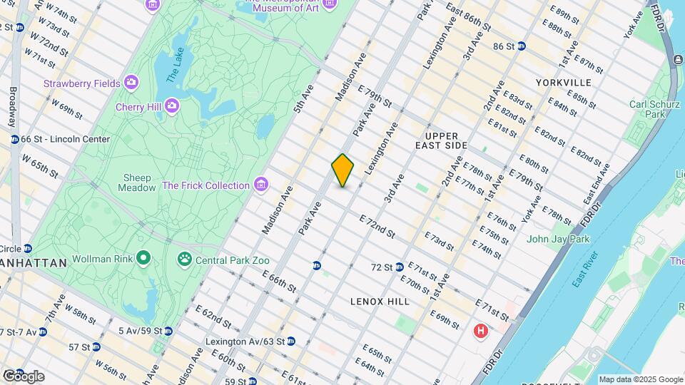 126 E 73rd St Map and Location Details