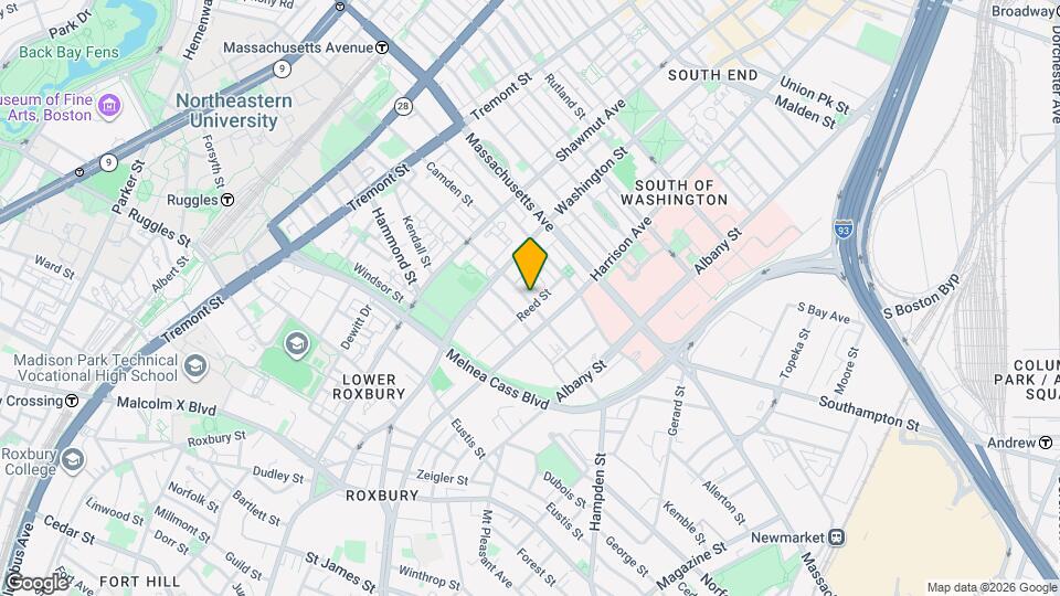 12 E Lenox St Map and Location Details