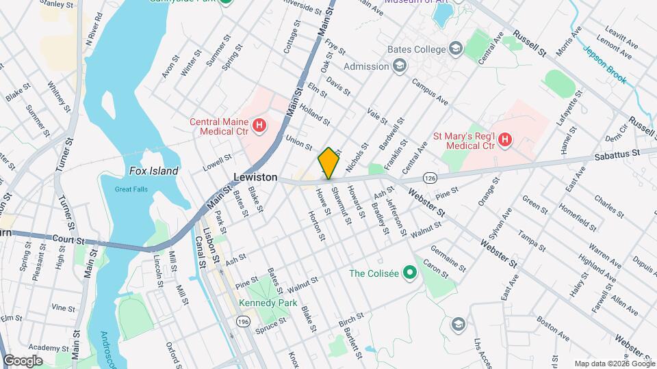 101 Sabattus St Map and Location Details