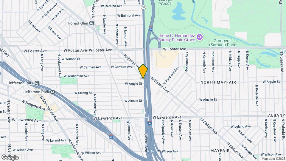 5008 N Cicero Ave, Unit Garden Apt Mapa y Detalles de la Ubicación