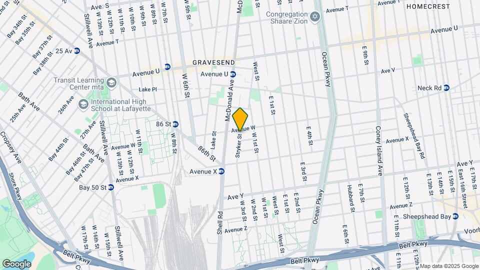68 Stryker St Map and Location Details