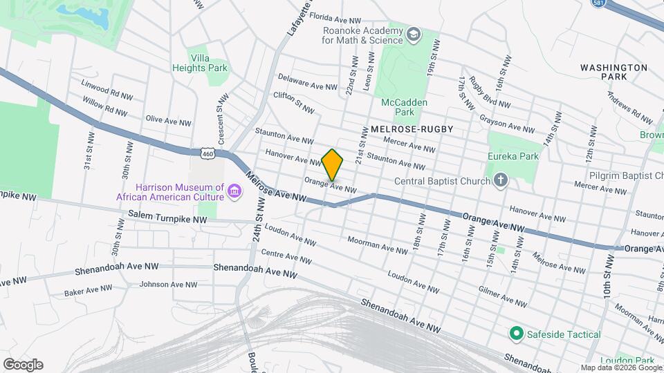 2128 Orange Ave NW Map and Location Details