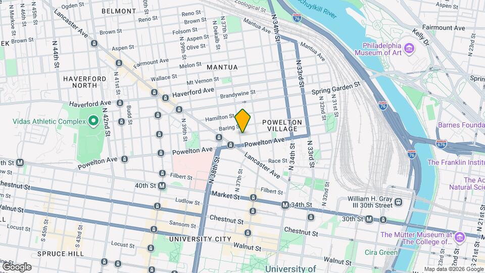 309 N 37th St, Unit First floor Map and Location Details