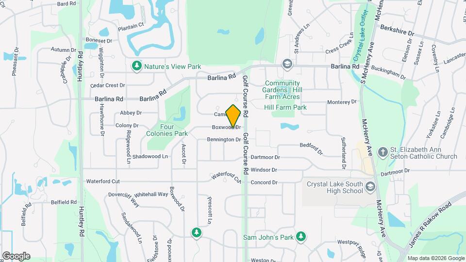 827 Boxwood Dr Map and Location Details