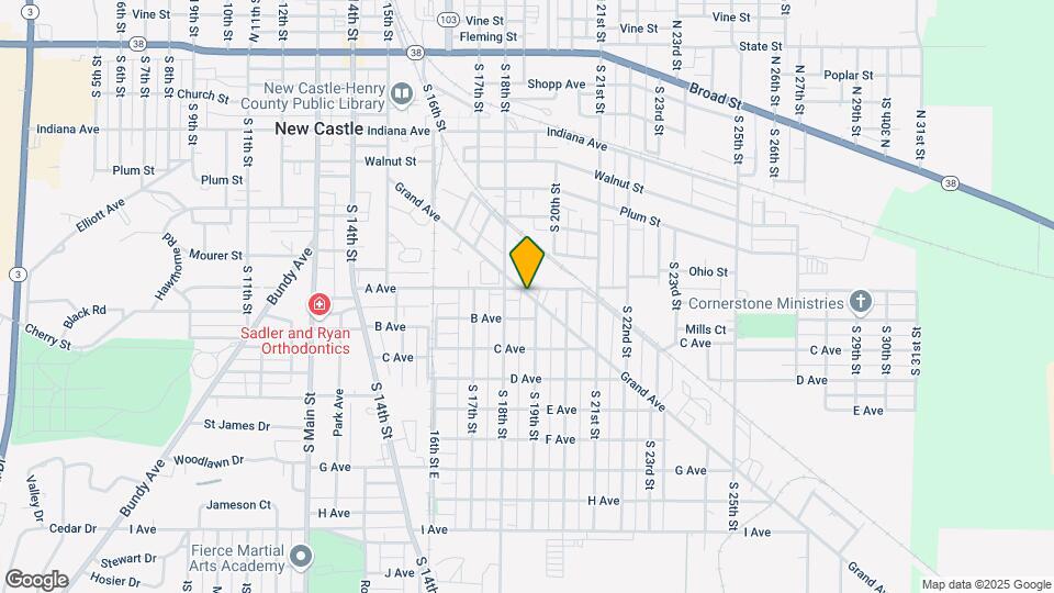 1823 Grand Ave Map and Location Details