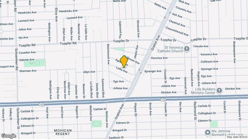 14741 Lydia Ave Map and Location Details