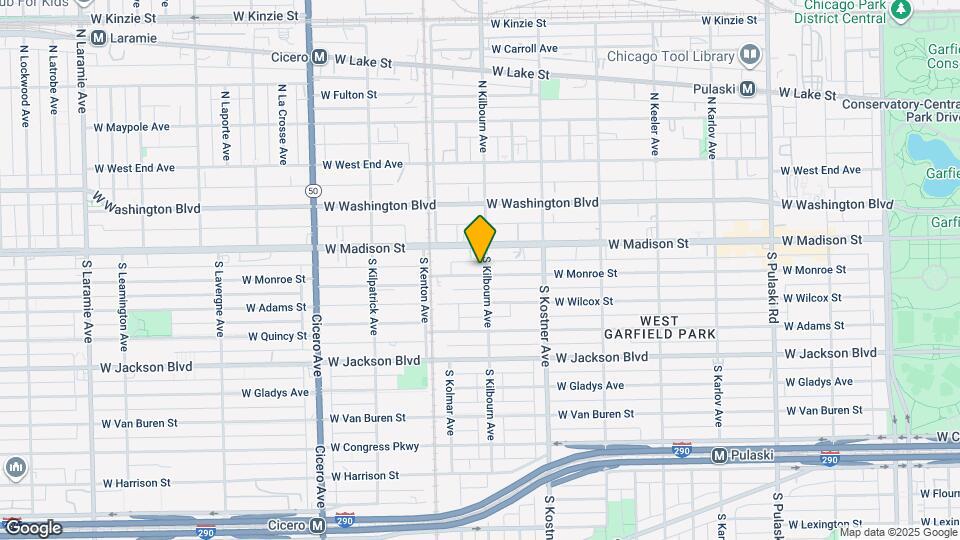 4508 W Monroe St Map and Location Details