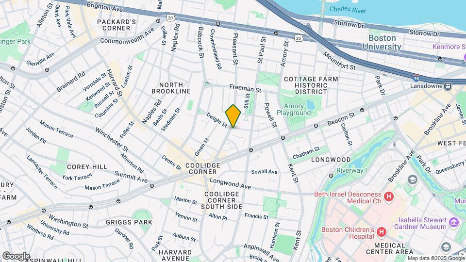 65 Pleasant St, Unit 1 Map and Location Details