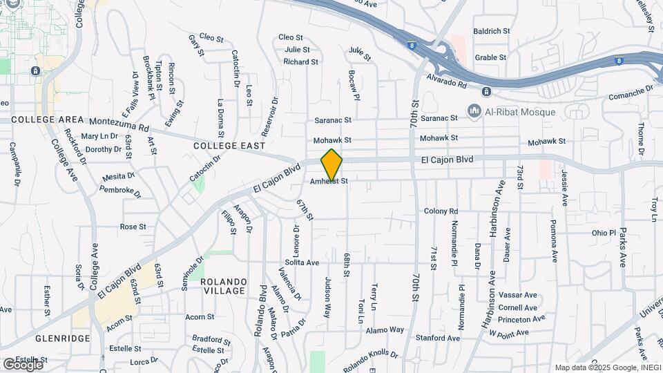 6763 Amherst St Map and Location Details