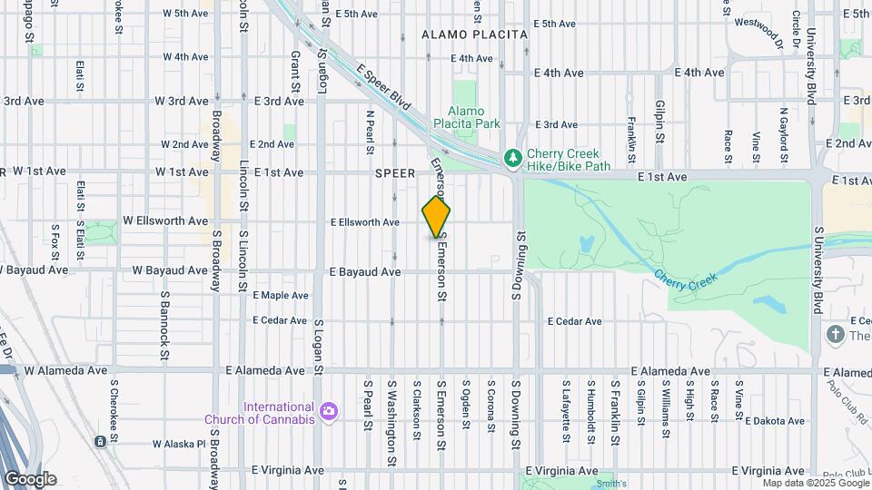 45 S Emerson St Map and Location Details