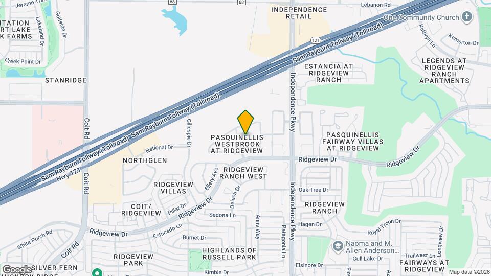 9845 Rockwall Rd Map and Location Details