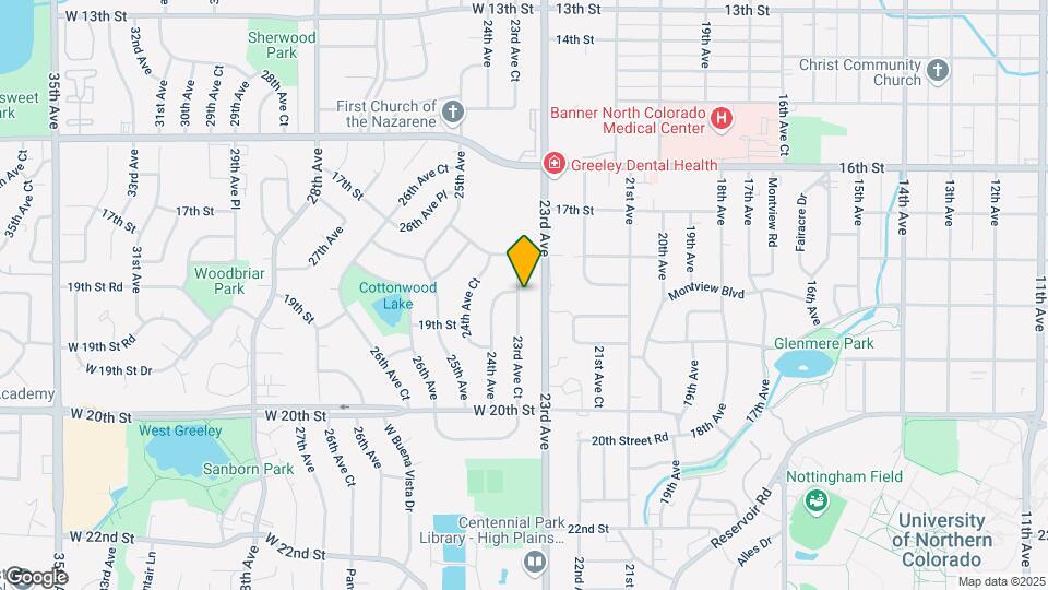 1832 23rd Ave Ct Map and Location Details