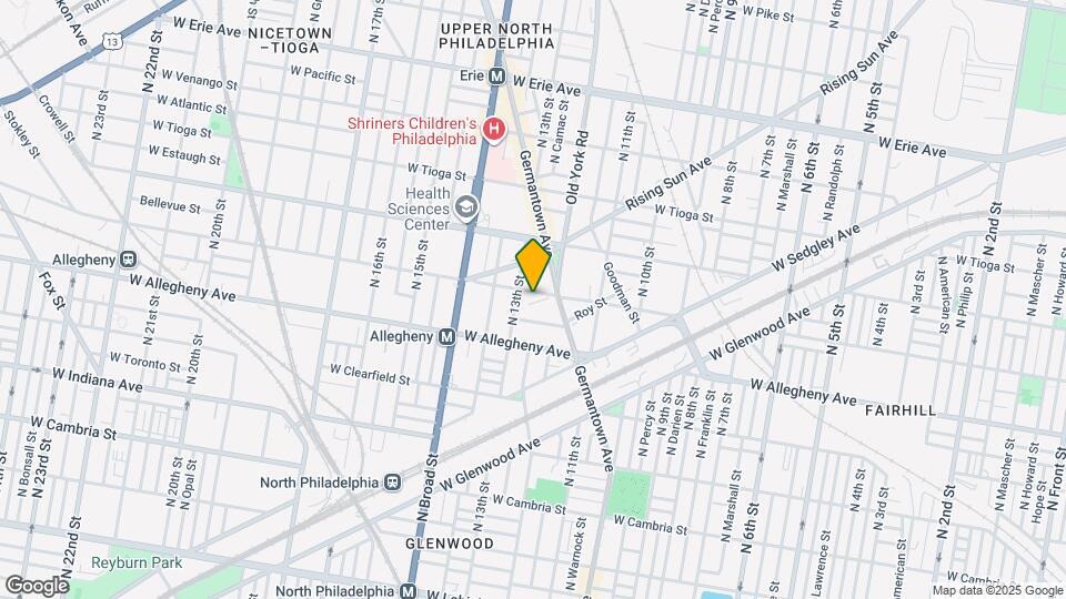 1230 W Hilton St Map and Location Details