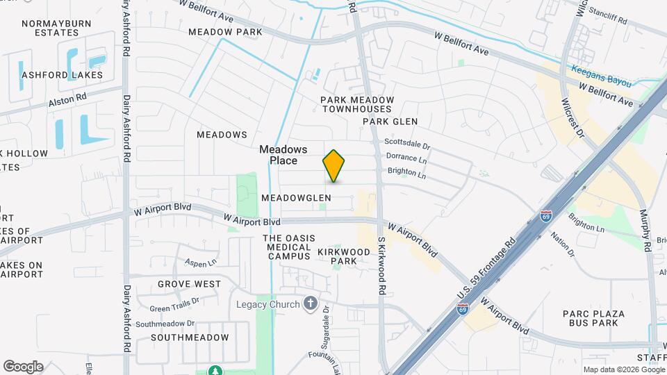 11827 Brook Meadows Ln Map and Location Details