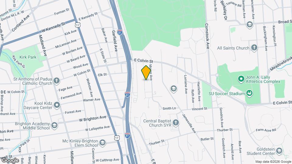 123 Benedict Ave Mapa y Detalles de la Ubicación