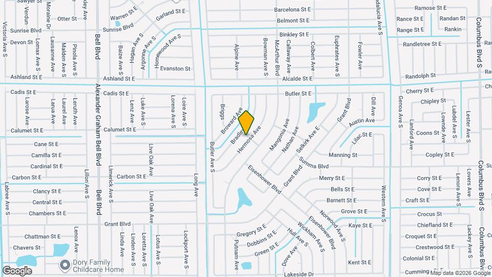 336 Hermosa Ave Map and Location Details