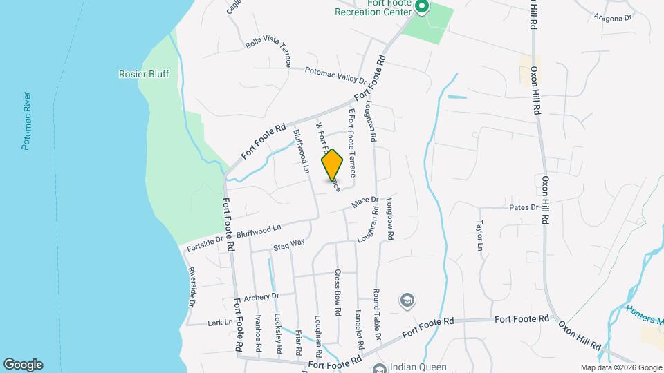 8821 W Fort Foote Terrace Map and Location Details