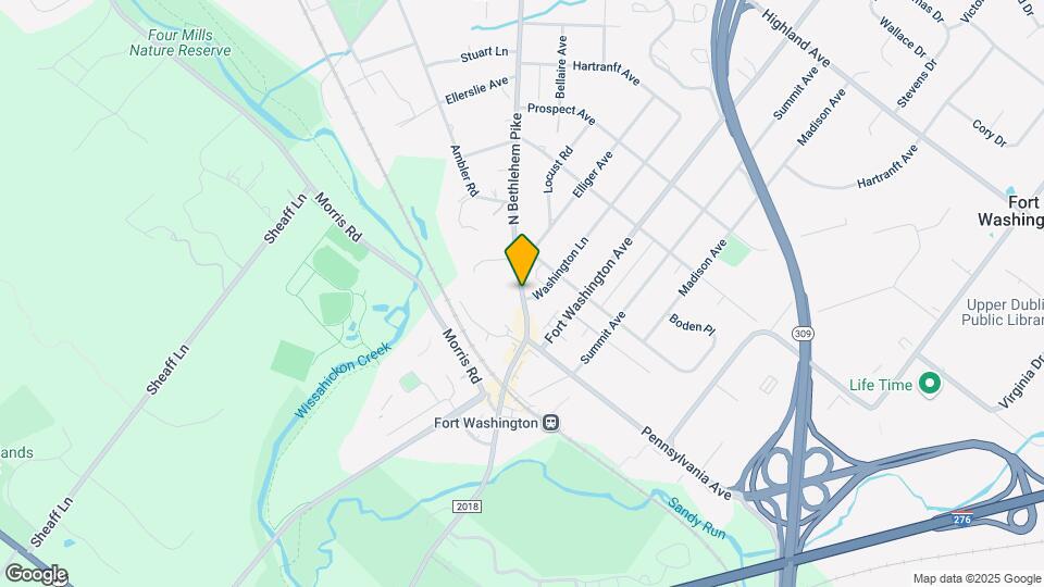 120 N Bethlehem Pike Map and Location Details