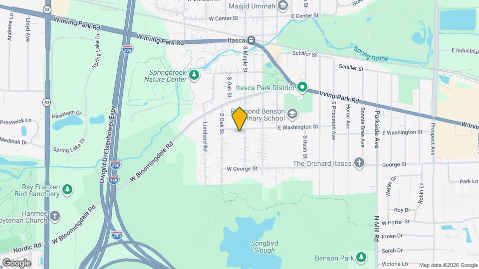 408 S Maple St Map and Location Details