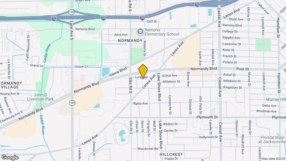 1017 Velma St Map and Location Details