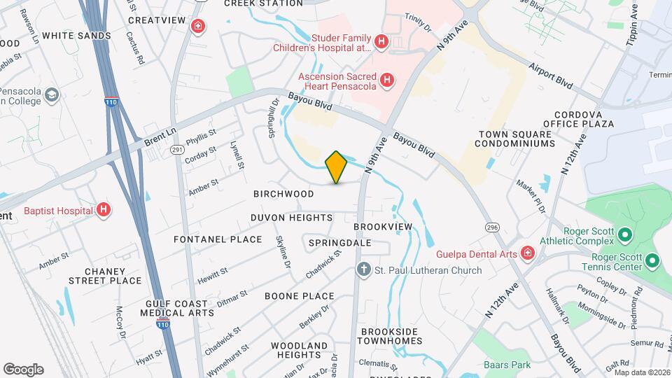 4929 Springhill Dr Map and Location Details