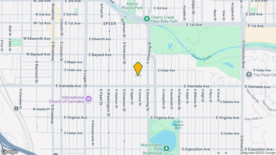 245 S Corona St Map and Location Details