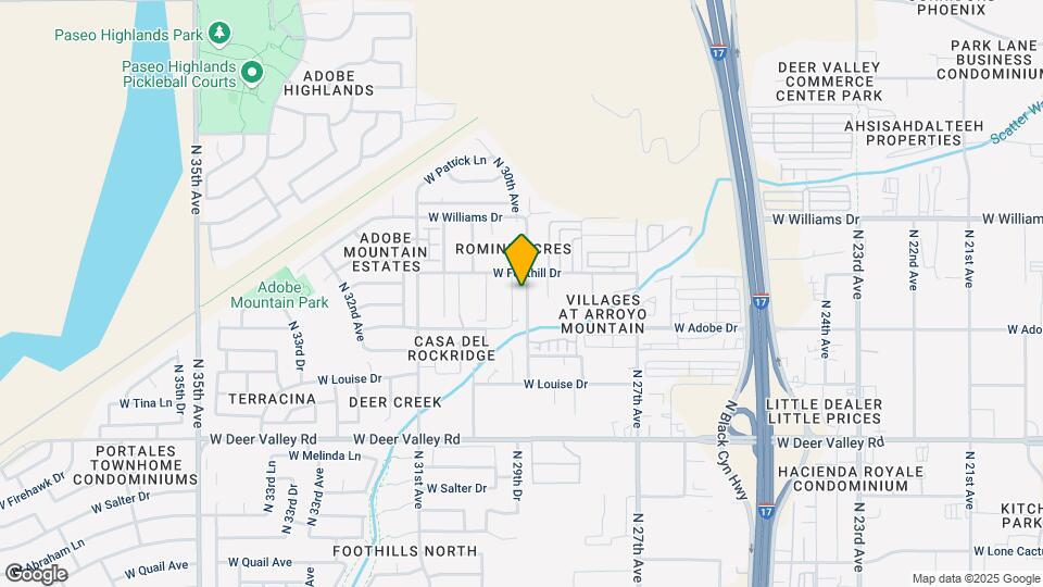 22227 N 29th Dr Map and Location Details