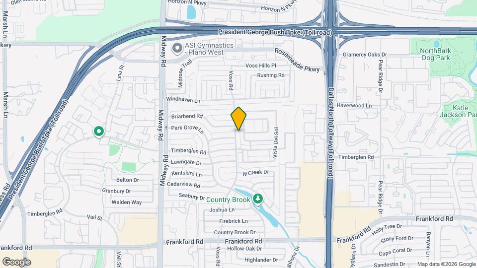 18732 Voss Rd Map and Location Details