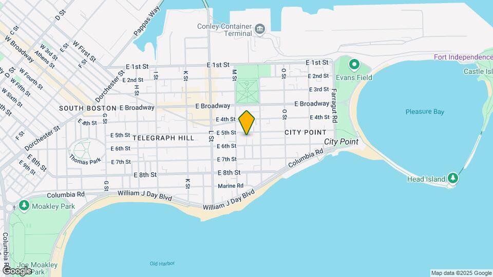 694 E 6th St, Unit 1 Map and Location Details